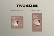 Instagram Social Media CANVA Nude, a Social Media Template by Vermeulen Design Studio (Thumbnail 4 of 6)