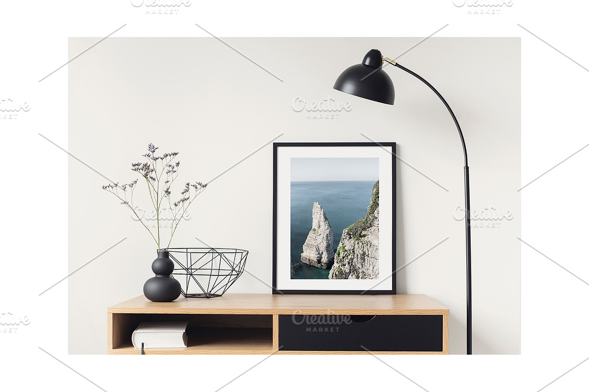 Artwork Frame Mockup Photo Bundle3, a Poster Template by Octopus_Vibes (Photo 8 of 17)