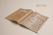LINE ART COLLECTION BLACK MALE, an Illustration by ArtOLB (Thumbnail 3 of 10)