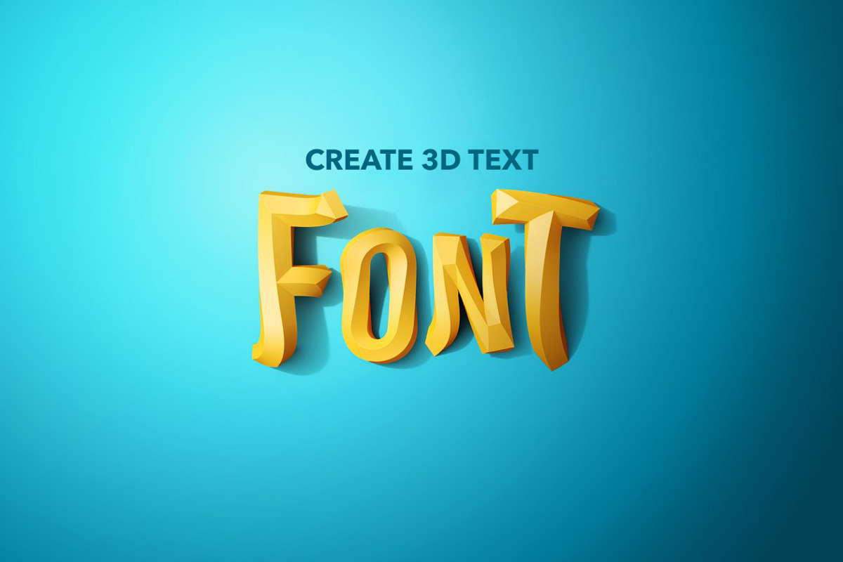 Twist Psd 3D Letters, an Object Graphic by GK Creative (Photo 2 of 10)