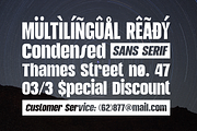 Eighty Grams | Condensed Sans, a Sans Serif Font by Twicolabs Fontdation (Thumbnail 5 of 10)