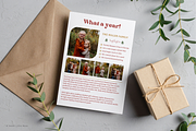 Year in Review Christmas Card Canva, a Card Template by Sweet Little Muse (Thumbnail 1 of 5)