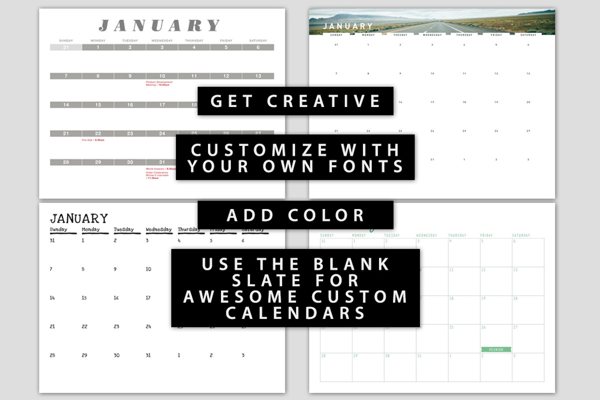 2025 Calendar Templates, a Design Template by MarkieAnn Creative (Photo 3 of 4)