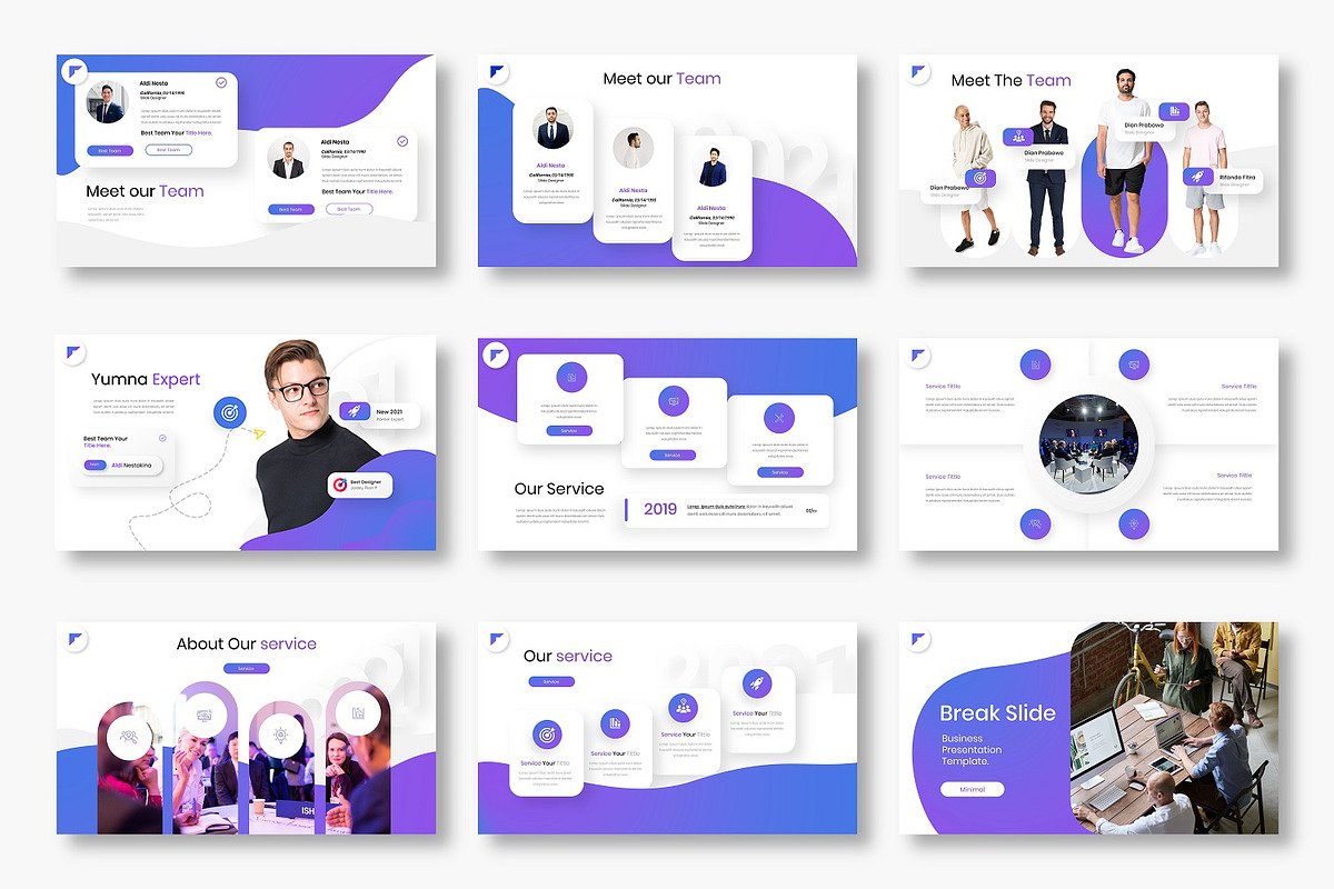 Yumna - Business Google Slide Templa, a Presentation Template by Dens Creative Studio (Photo 3 of 6)