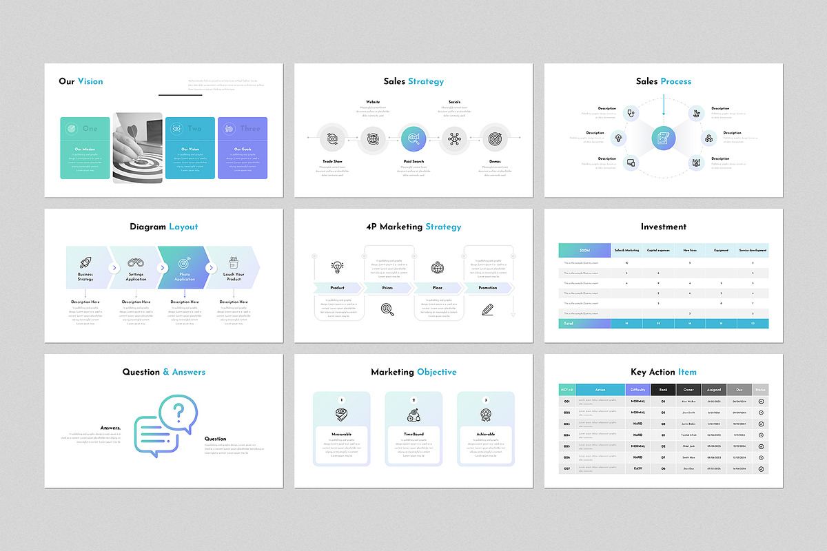 Marketing Plan Presentation Template, a Presentation Template by GenerousArt (Photo 4 of 8)