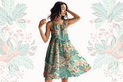 Tropical Exotic Boho Bird Pattern, a Pattern Graphic by StudioGlouna (Thumbnail 2 of 6)