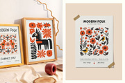 Modern Folk | Wall Art Creator, an Object Graphic by Leleka.Store (Thumbnail 7 of 20)