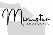 Minister, a Handwritten Font by InermediaSTUDIO (Thumbnail 1 of 8)