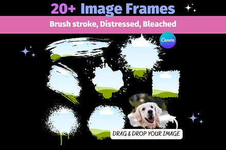Canva Photo Effect Frames Splash, a Presentation Template by GraphiCarola