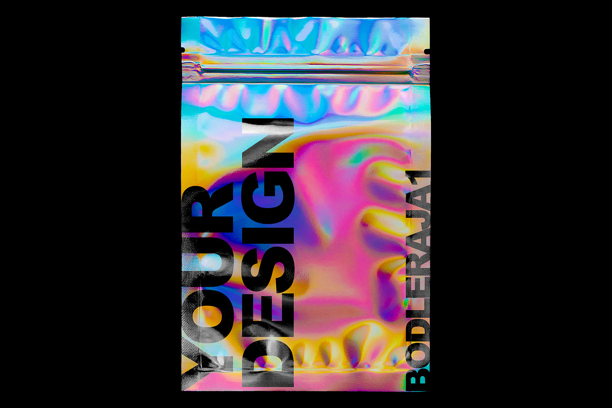 HOLO - Holographic Pack Mockup, a Product Mockup by Bolderaja1 Studio (Photo 11 of 15)