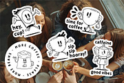 40 Hand-drawn Cute Coffee, a Food Illustration by Jiwstudio (Thumbnail 4 of 12)