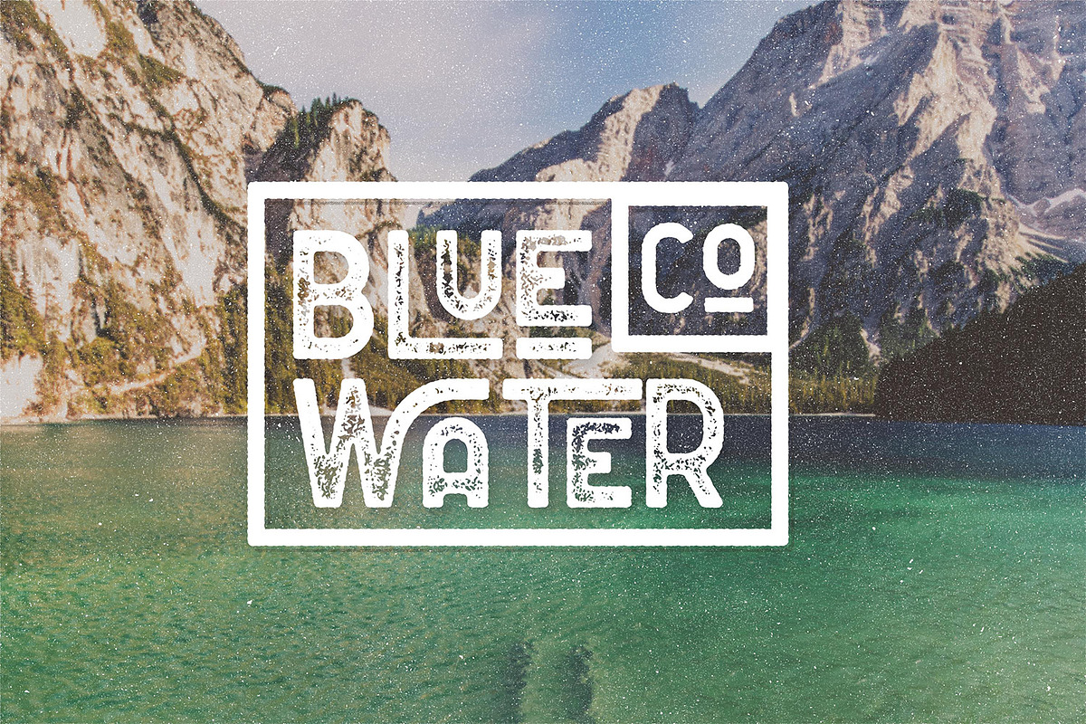 Floresto Textured Typeface, a Sans Serif Font by Kaligra.co (Photo 16 of 16)