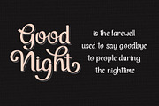 Midnight Script Font, a Script Font by LetterJos (Thumbnail 10 of 10)