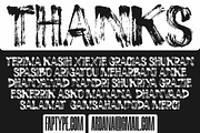 Rage | Rough Brush Sans Serif Font, a Sans Serif Font by Ardana Creative (Thumbnail 15 of 15)