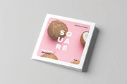 Four Fold Square Brochure Mockup, an Advertising Mockup by DesignRushMarket (Thumbnail 4 of 13)
