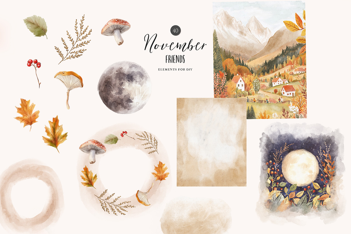 November Friends - Woodland, a Seasonal Illustration by Isabelle Salem (Photo 7 of 9)