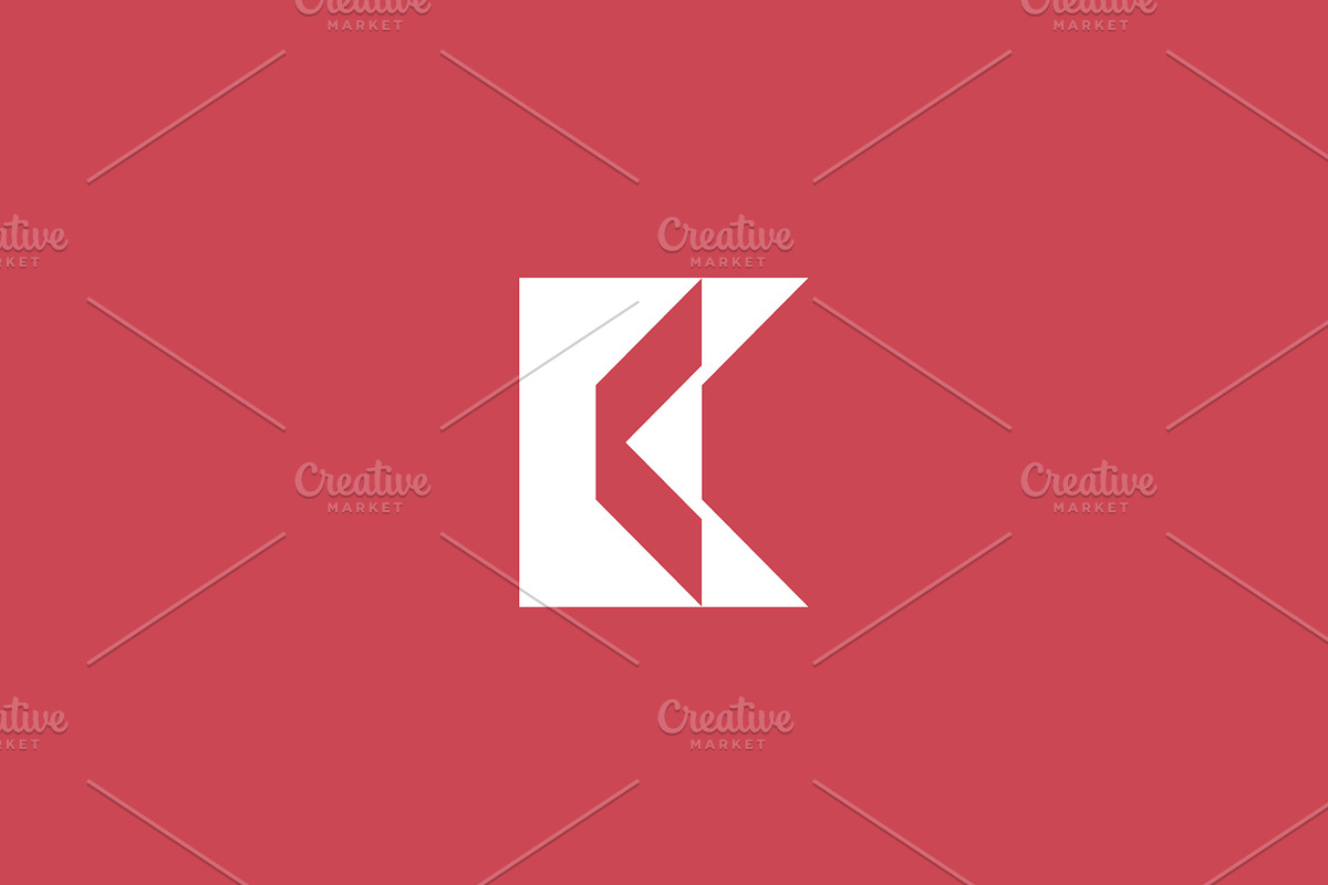 k letter logo design, a Branding & Logo Template by Amadul11 (Photo 1 of 5)