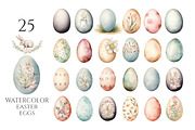 Watercolor Happy Easter Collection, a Decorative Illustration by Evgeniia (Thumbnail 6 of 17)