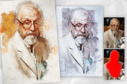Quick Aquarelle Photoshop Action, an Action Add-On by GorynArt (Thumbnail 14 of 18)