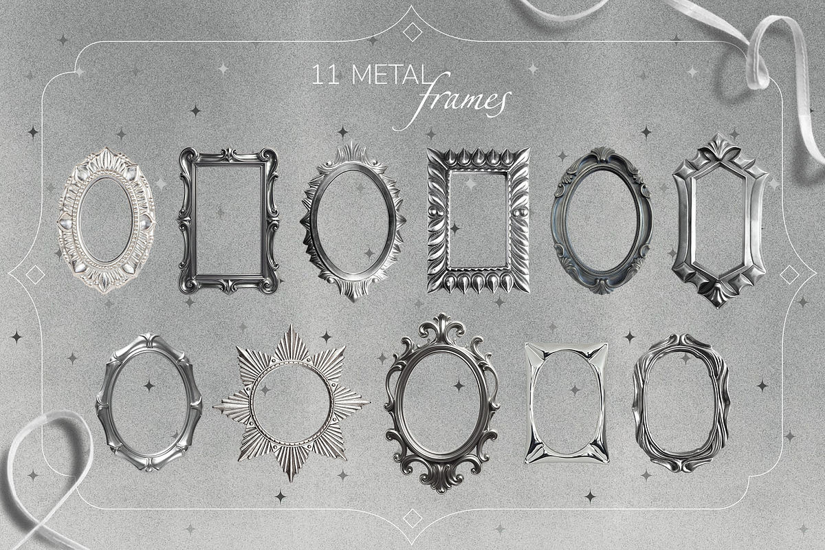 Argent: Collage Kit, an Object Graphic by TiriCo (Photo 6 of 9)