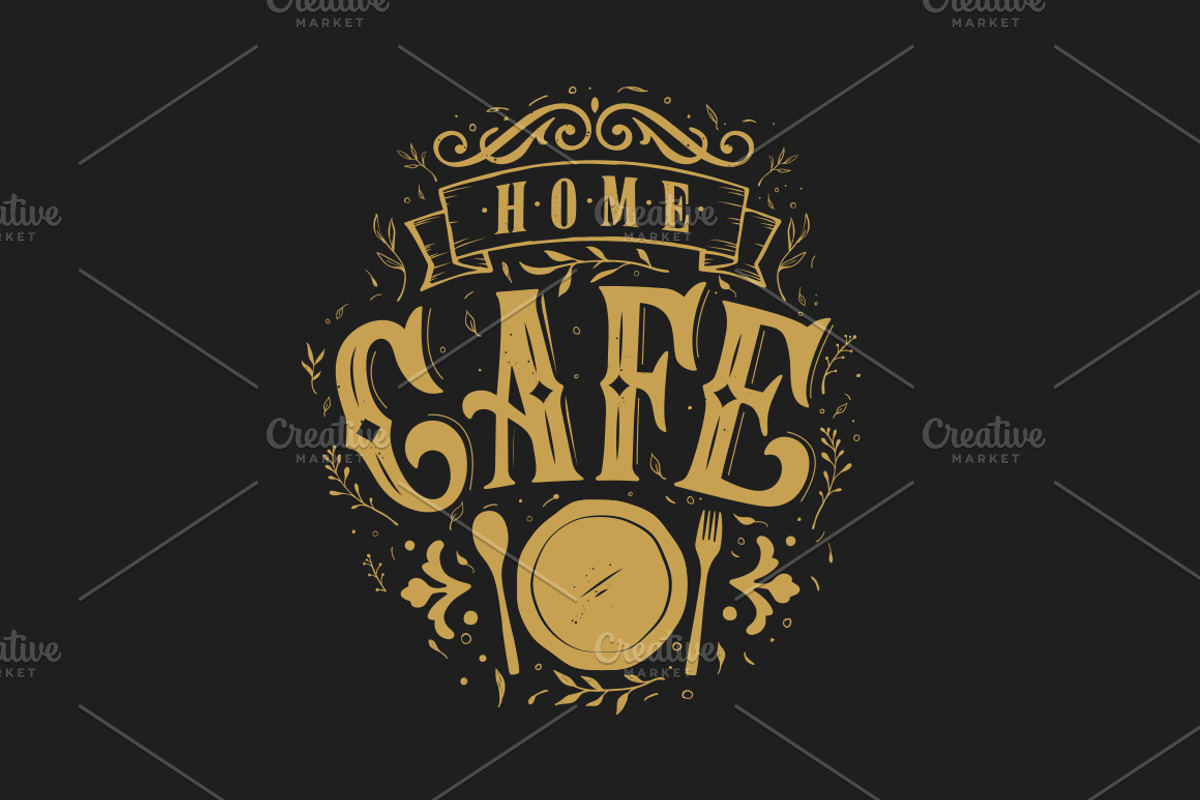 Set of vector cooking lettering, a Poster Template by Anna's Lettering (Photo 2 of 13)