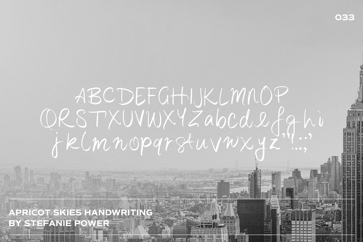 Apricot Skies Handwriting | Font, a Script Font by Stefanie Madison (Photo 2 of 2)
