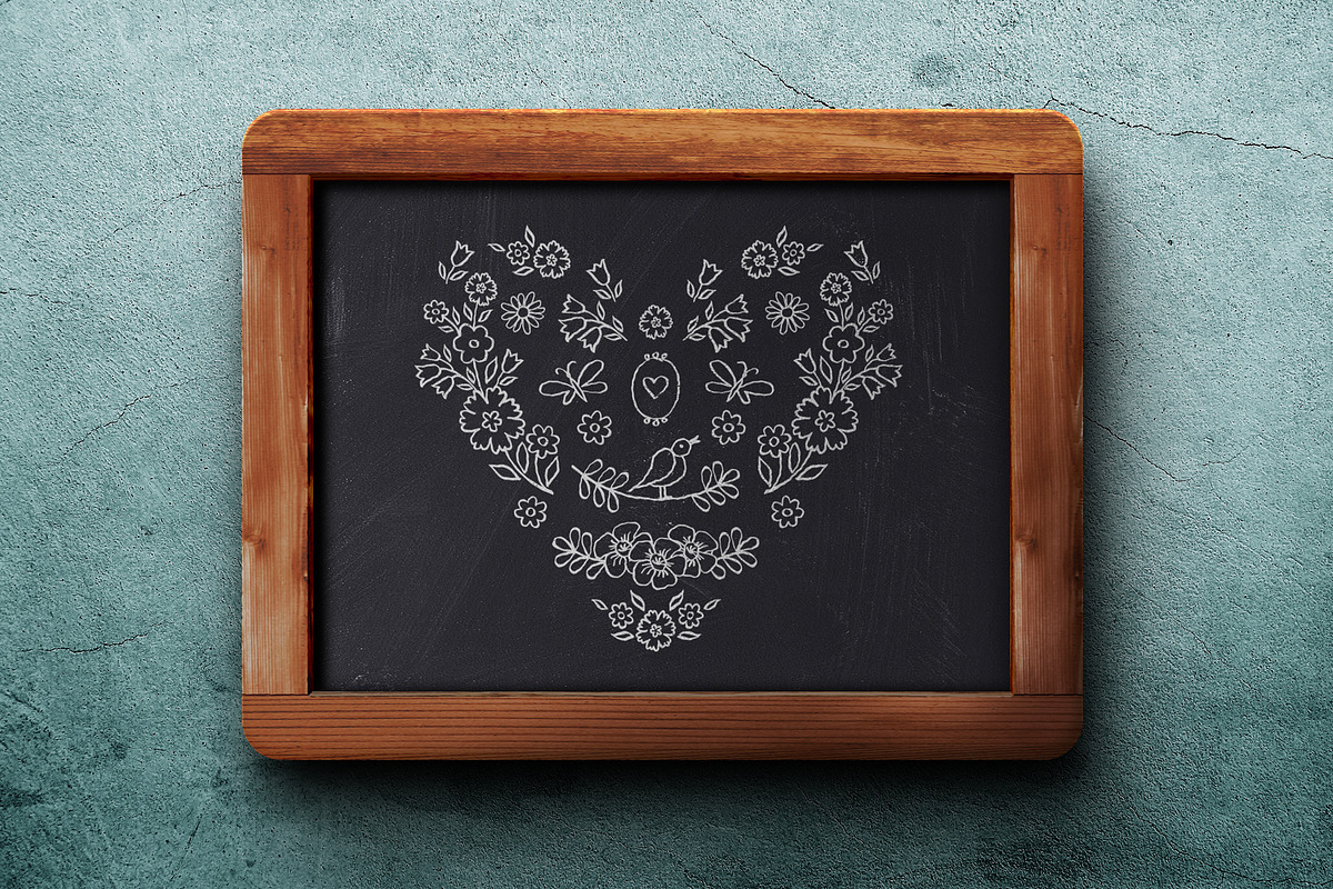 Hand drawn floral elements, a Decorative Illustration by Tkoko vectors & patterns (Photo 8 of 8)