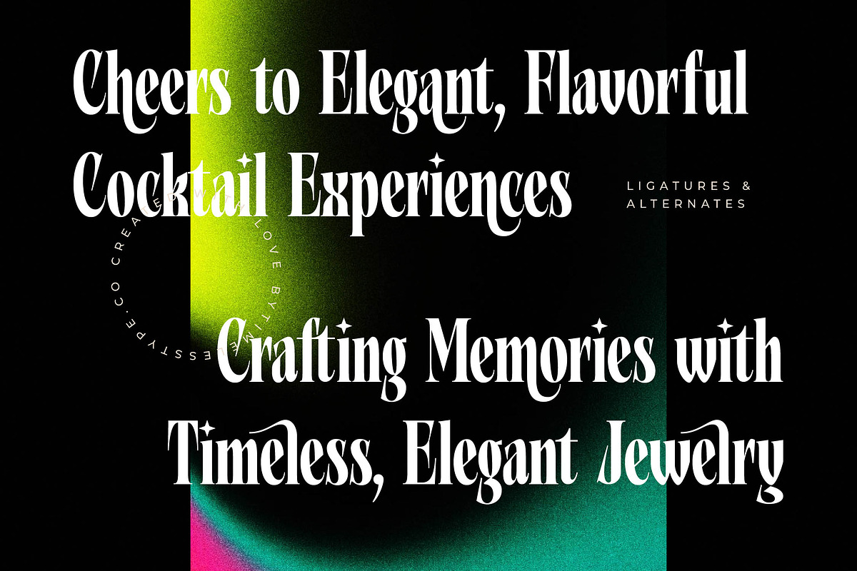 Grafistye Modern Display Serif Font, a Serif Font by timelesstype.co (Photo 6 of 20)