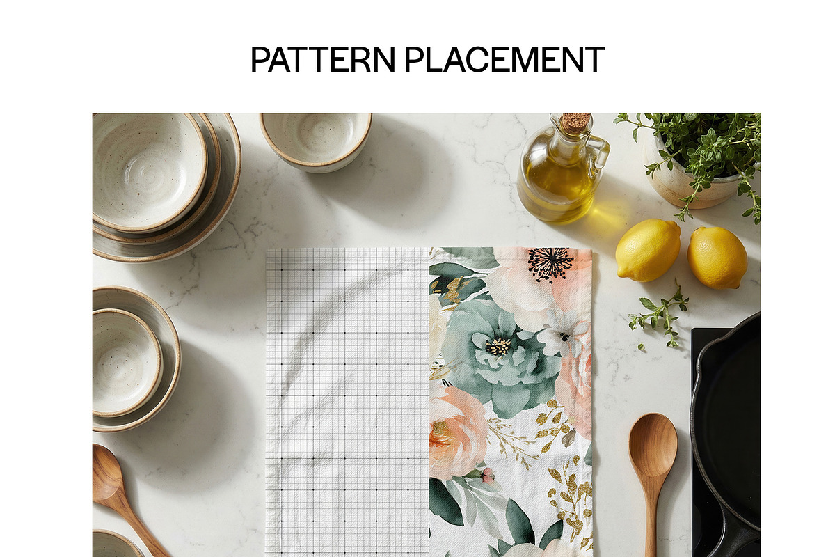 Kitchen Towel Flat Lay Mockup (PSD), a Household Mockup by 1001 mockups (Photo 3 of 5)