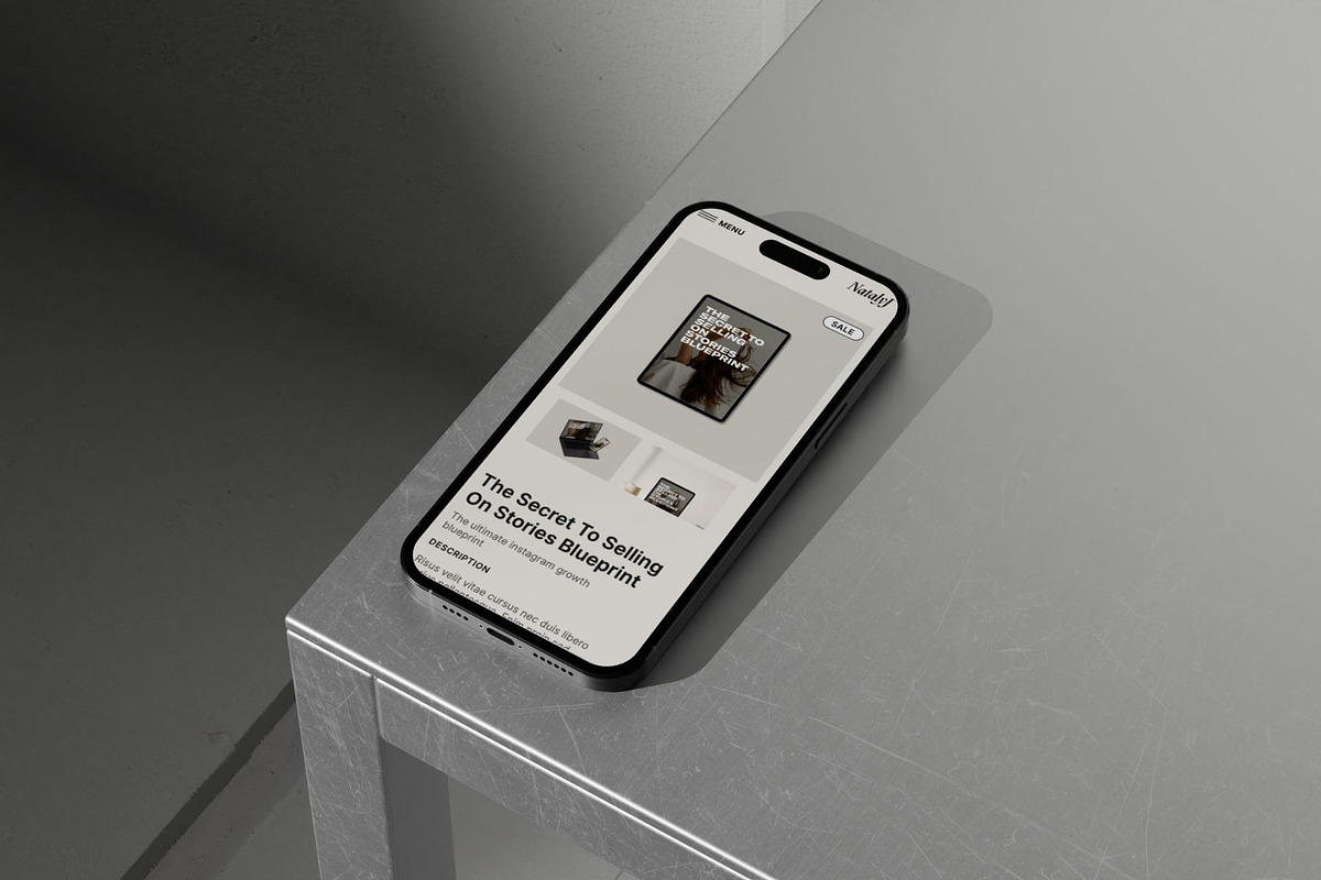 Showit Digital Shop Add-on page, a Landing Page Template by Digital&Chic (Photo 7 of 8)