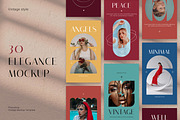30 Elegance Mockup Photoshop Templat, an Advertising Mockup by 3Motional (Thumbnail 1 of 10)