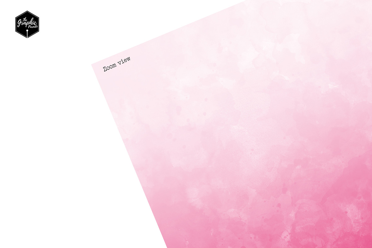 Ombre Watercolor paper pack, a Texture Graphic by The Graphic Parade (Photo 4 of 5)