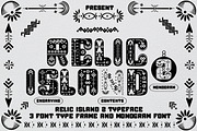 Relic Island 2, a Symbol Font by Bramcreative (Thumbnail 1 of 12)