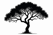 20 Black Tree Silhouettes Bundle, an Illustration by Gaye Art (Thumbnail 21 of 21)