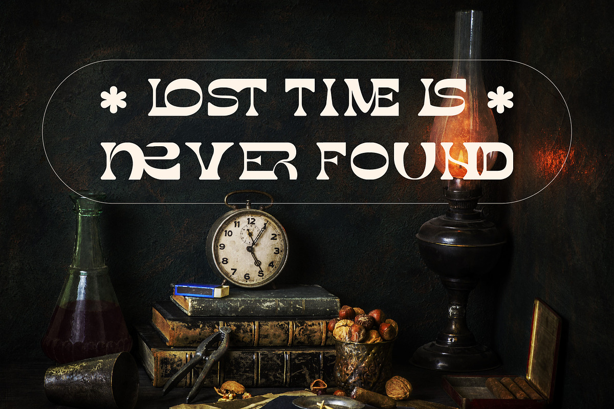 Broto - Display font & 100 ligatures, a Handwritten Font by Burntilldead (Photo 6 of 16)