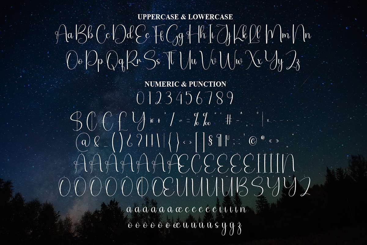 Starnight | Script Font, a Handwritten Font by Scratchones (Photo 7 of 9)