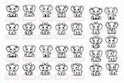 Magnets with names of elephants svg, a Pattern Graphic by MegaPrezencik (Thumbnail 5 of 5)