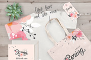 Spring Set - templates, lettering..., a Poster Template by Anna's Lettering (Thumbnail 2 of 7)