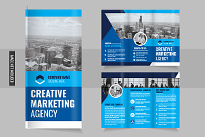 Business Corporate Trifold Brochure, a Brochure Template by Tanuart