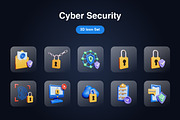 Cyber Security 3D Icons Set, an Object 3D Model by Kmg Design (Thumbnail 2 of 3)