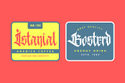 Kalecius, a Blackletter Font by Vintage Division (Thumbnail 3 of 10)