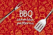 Barbecue Seamless Patterns, a Pattern Graphic by Oleg Tokarev Art (Thumbnail 1 of 5)