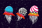 Galactic jellyfish, a Pattern Graphic by SuperNata (Thumbnail 3 of 4)