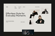 Figma Fashion Brand Landing Page, a Landing Page Template by Musara (Thumbnail 3 of 5)
