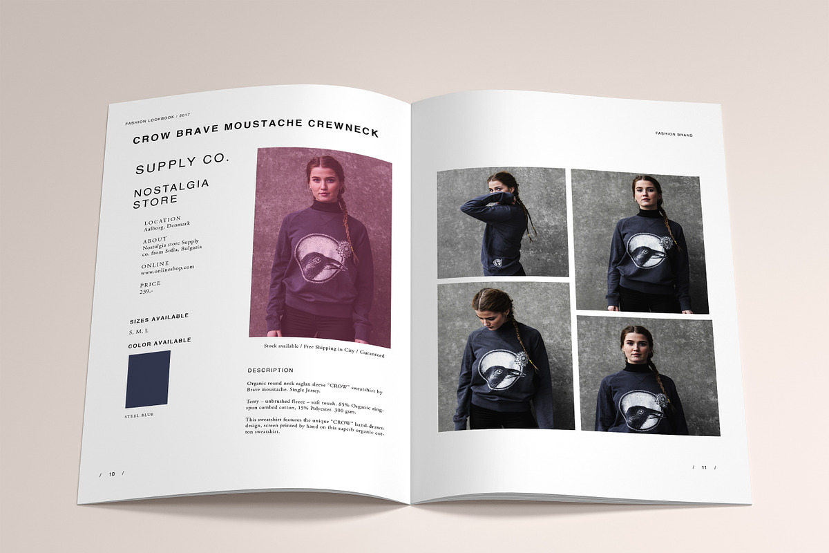 Fashion Lookbook Minimalistic, a Magazine Template by Chimerique (Photo 5 of 16)