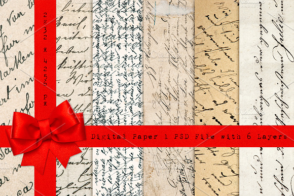 50% off Manuscript 6 Paper Textures preview 3