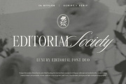 Editorial Society - Luxury Font Duo, a Script Font by Davide Bassu (Thumbnail 21 of 34)