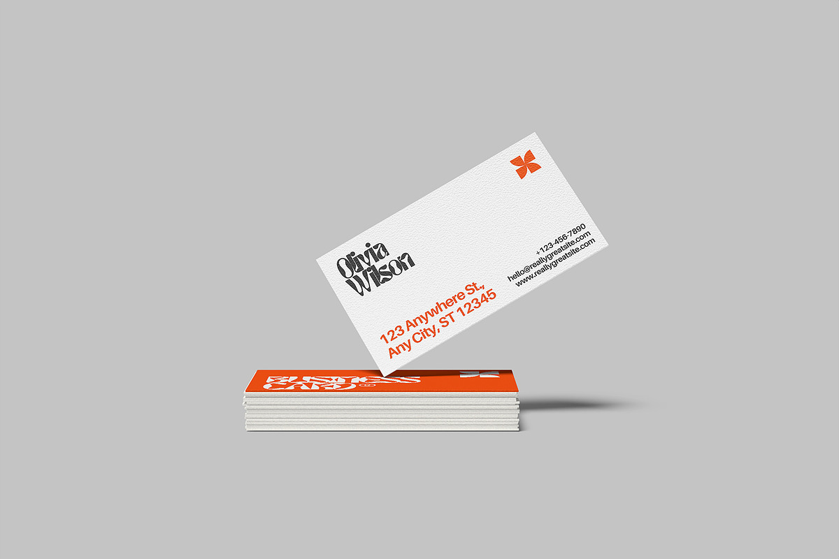 Minimalist Business Card Mockup Set, a Product Mockup by Graphiculon (Photo 7 of 11)