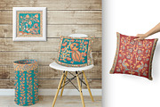 KALAMKARI. Vector Set Ornaments., a Pattern Graphic by Irina Skaska (Thumbnail 8 of 17)