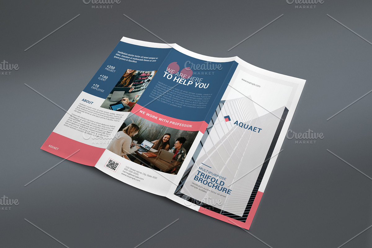 Trifold Corporate Brochure V924, a Brochure Template by Template Shop